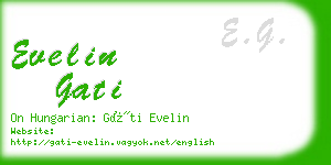 evelin gati business card